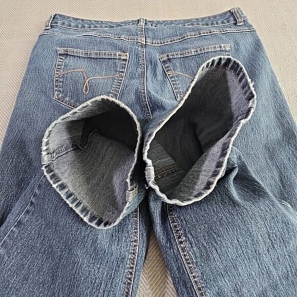 Just My Size Women's 18W (W36xL28) Blue Bootcut Stretch Jeans Style# JM3959 - Picture 9 of 16